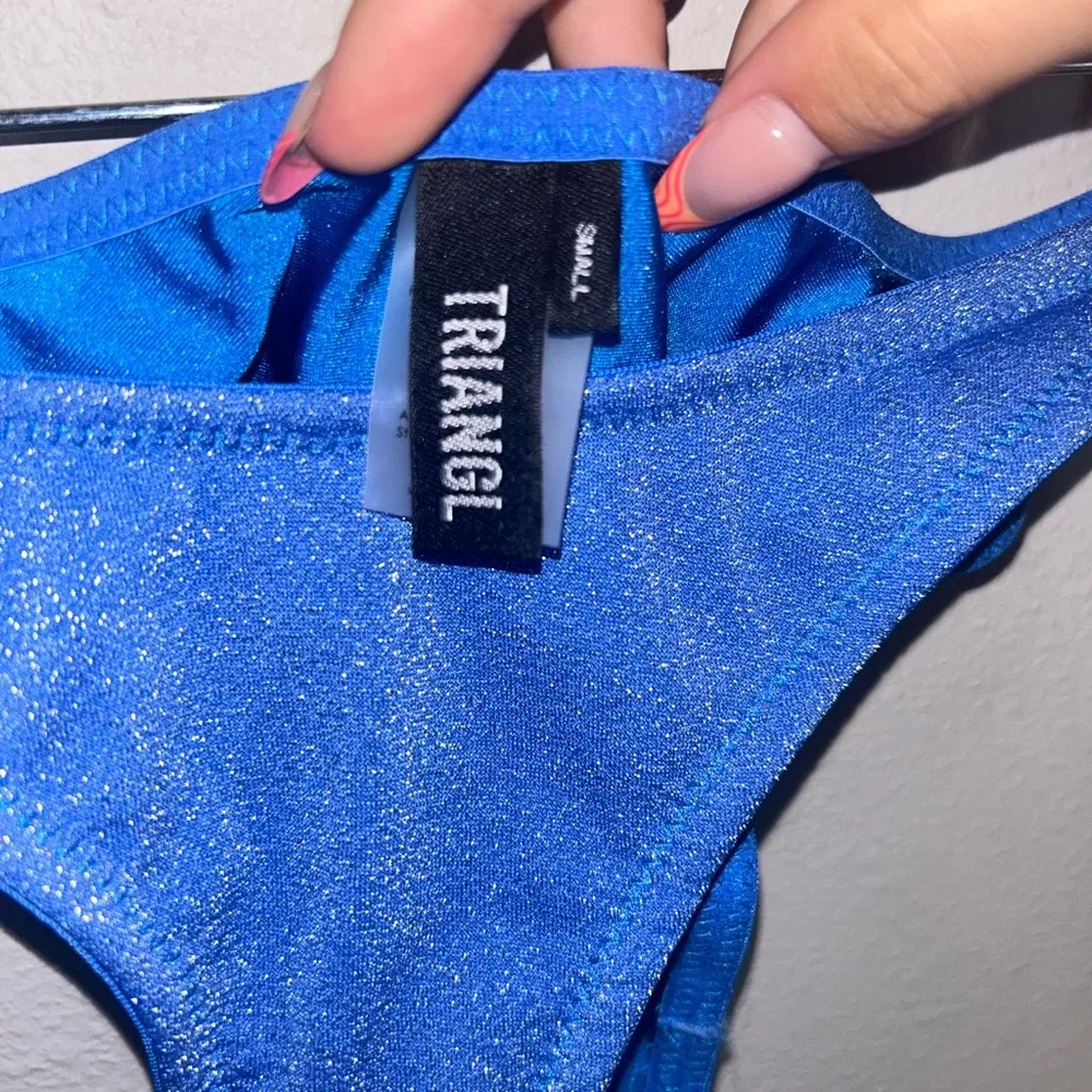 Triangl Swimwear Blue Bikini - Picture 7 of 8